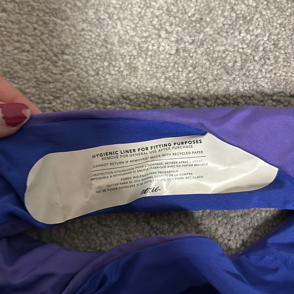 NWT 💙 💜 aerie purpley blue cheeky criss crossed rope bikini bottom! - Picture 5 of 6